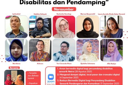literasi digital bagi komunitas disabilitas dan pendamping